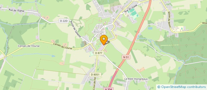 localisation de l'entreprise MONSIEUR SEBASTIEN CALVY  ROCROI