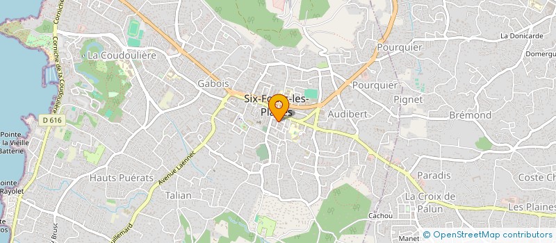 localisation de l'entreprise MONSIEUR SEBASTIEN CAMBRA à SIX-FOURS-LES-PLAGES