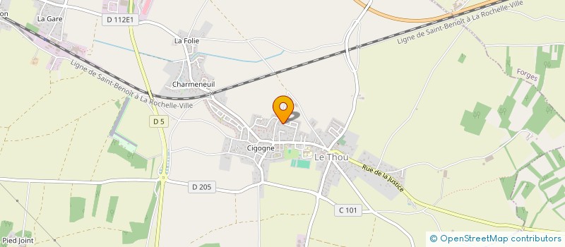 localisation de l'entreprise MONSIEUR SEBASTIEN CAMI  LE THOU