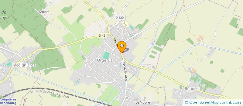 localisation de l'entreprise MONSIEUR SEBASTIEN CAMINAZ DIT CAMINET  ORGERUS