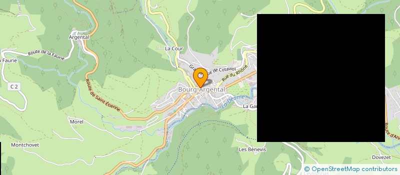 localisation de l'entreprise MONSIEUR SEBASTIEN CAMUS  BOURG-ARGENTAL