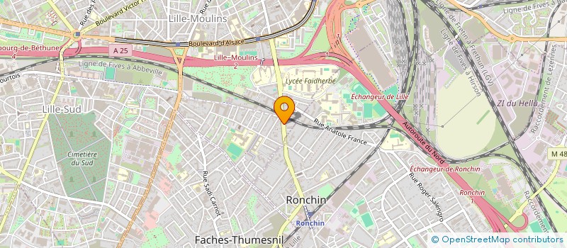 localisation de l'entreprise MONSIEUR SEBASTIEN CANARD  LILLE