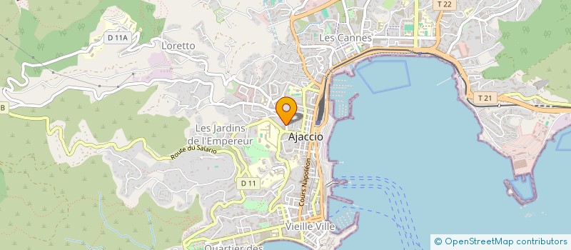 localisation de l'entreprise MONSIEUR SEBASTIEN CANAVAGGIO à AJACCIO