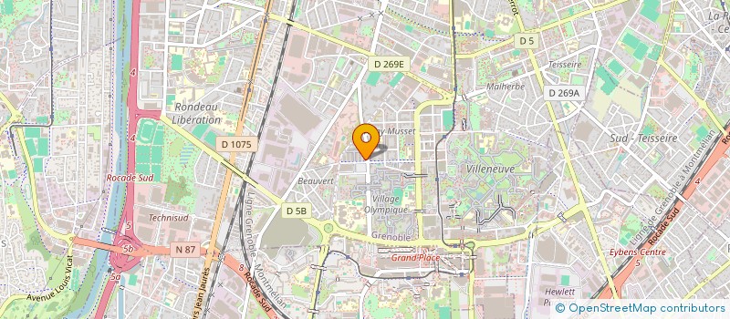 localisation de l'entreprise MONSIEUR SEBASTIEN CANCY  GRENOBLE