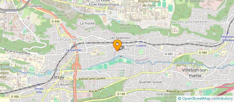 localisation de l'entreprise MONSIEUR SEBASTIEN CANDEL à PALAISEAU