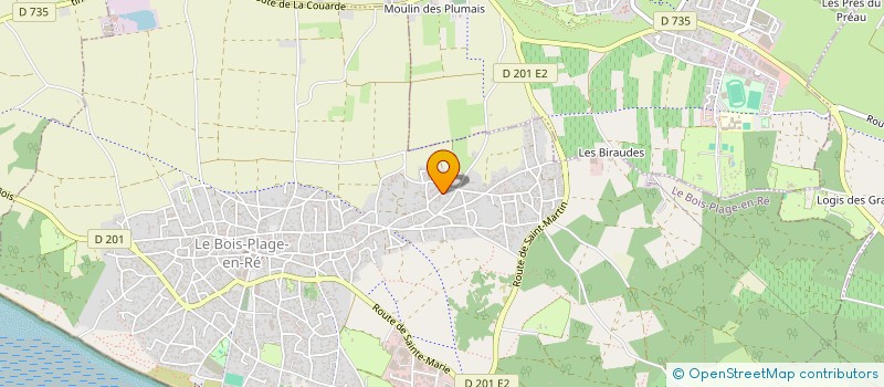 localisation de l'entreprise MONSIEUR SEBASTIEN CANTAT  LE BOIS-PLAGE-EN-RE