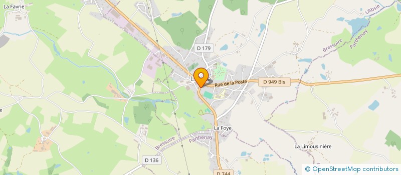 localisation de l'entreprise MONSIEUR SEBASTIEN CANTET  L'ABSIE