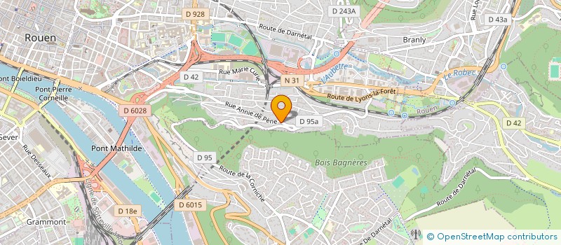 localisation de l'entreprise MONSIEUR SEBASTIEN CANTILLON  ROUEN