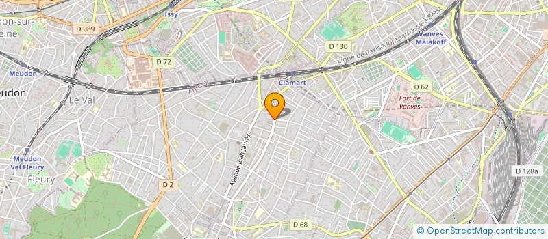 localisation de l'entreprise MONSIEUR SEBASTIEN CANTONNY à CLAMART