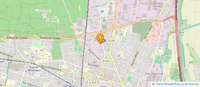 localisation de l'entreprise MONSIEUR SEBASTIEN CAPARVI  STRASBOURG