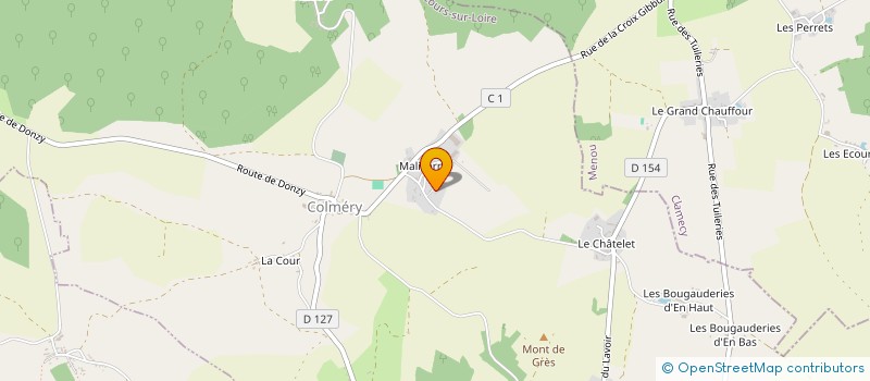 localisation de l'entreprise MONSIEUR SEBASTIEN CAPPELLI  COLMERY