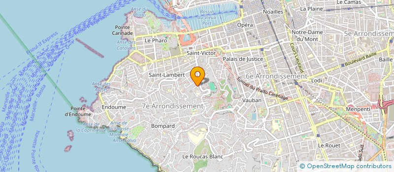 localisation de l'entreprise MONSIEUR SEBASTIEN CAPPUCCIA à MARSEILLE