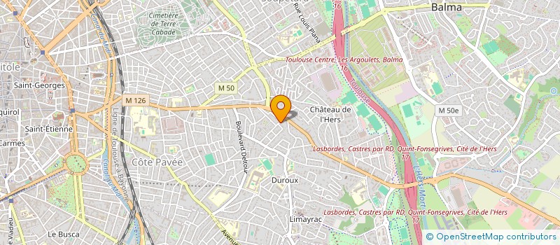 localisation de l'entreprise MONSIEUR SEBASTIEN CARBONNEAUX  TOULOUSE