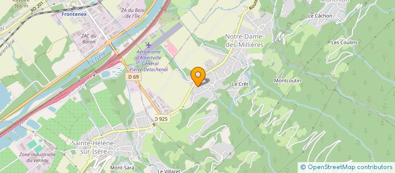 localisation de l'entreprise MONSIEUR SEBASTIEN CARCEY-CADET à NOTRE-DAME-DES-MILLIERES