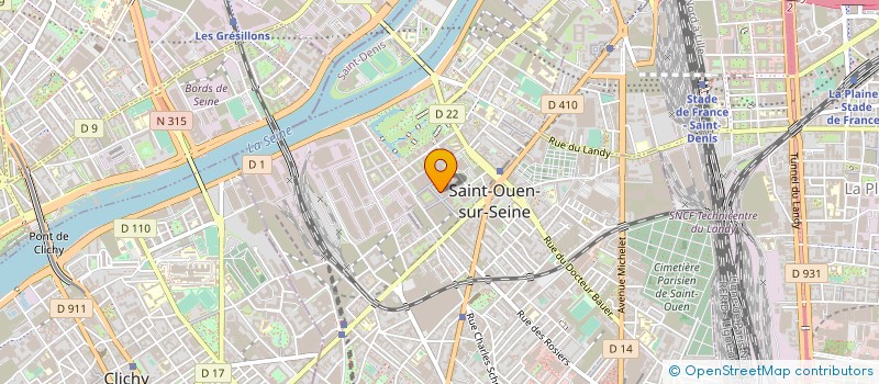 localisation de l'entreprise MONSIEUR SEBASTIEN CARFORA à SAINT-OUEN-SUR-SEINE