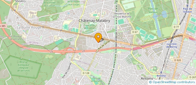 localisation de l'entreprise MONSIEUR SEBASTIEN CARLU à CHATENAY-MALABRY