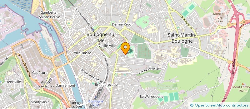 localisation de l'entreprise MONSIEUR SEBASTIEN CARLY à BOULOGNE-SUR-MER
