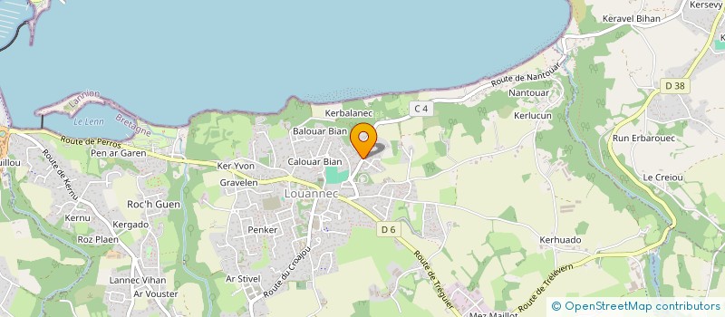localisation de l'entreprise MONSIEUR SEBASTIEN CARMANTRAND  LOUANNEC