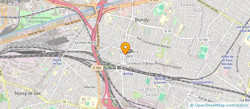 localisation de l'entreprise MONSIEUR SEBASTIEN CARMONA  BONDY