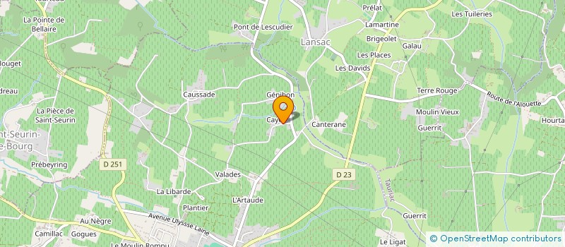 localisation de l'entreprise MONSIEUR SEBASTIEN CARON à BOURG