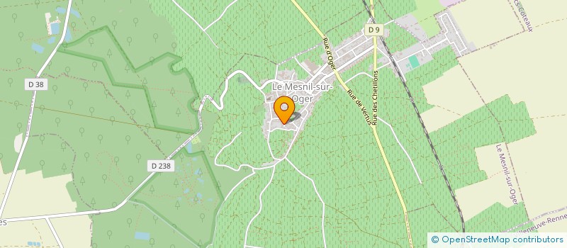 localisation de l'entreprise MONSIEUR SEBASTIEN CARON  LE MESNIL-SUR-OGER