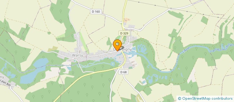 localisation de l'entreprise MONSIEUR SEBASTIEN CARON  GUERBIGNY