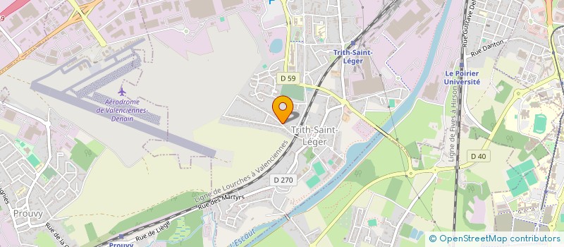 localisation de l'entreprise MONSIEUR SEBASTIEN CARPENTIER  VALENCIENNES