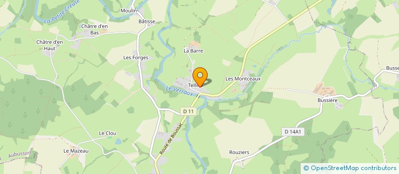 localisation de l'entreprise MONSIEUR SEBASTIEN CARRAT à CLUGNAT