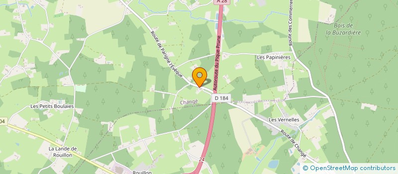 localisation de l'entreprise MONSIEUR SEBASTIEN CARRE  CHANGE