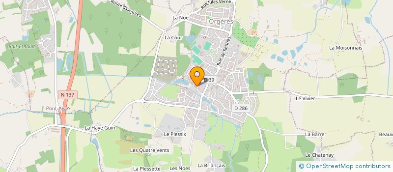 localisation de l'entreprise MONSIEUR SEBASTIEN CARROUGET  BAIN-DE-BRETAGNE