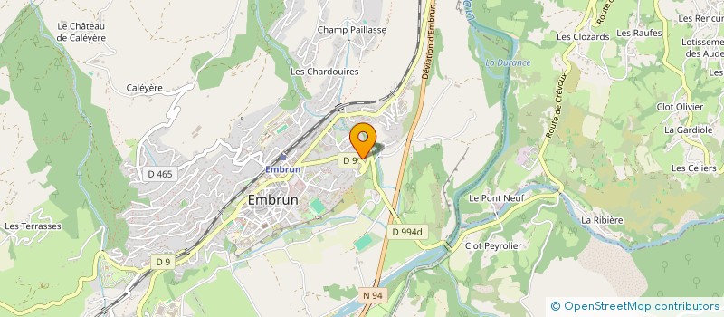 localisation de l'entreprise MONSIEUR SEBASTIEN CARTAIRADE  EMBRUN