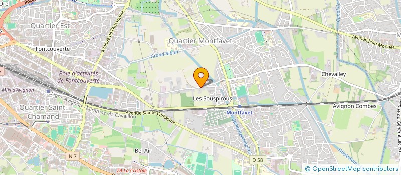 localisation de l'entreprise MONSIEUR SEBASTIEN CARTON  AVIGNON