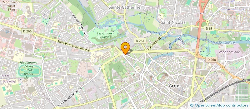 localisation de l'entreprise MONSIEUR SEBASTIEN CARTON à ARRAS