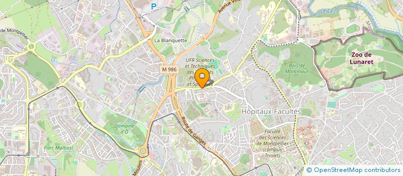 localisation de l'entreprise MONSIEUR SEBASTIEN CASANOVA à MONTPELLIER
