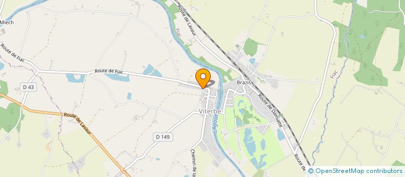 localisation de l'entreprise MONSIEUR SEBASTIEN CASONI  VITERBE