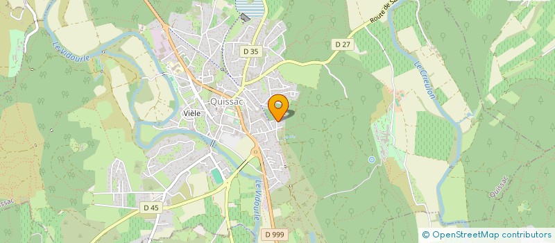 localisation de l'entreprise MONSIEUR SEBASTIEN CASSAGNE  QUISSAC