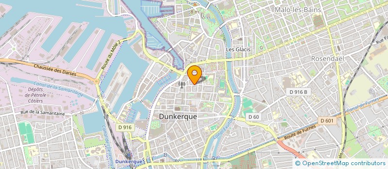 localisation de l'entreprise MONSIEUR SEBASTIEN CASSEZ à DUNKERQUE