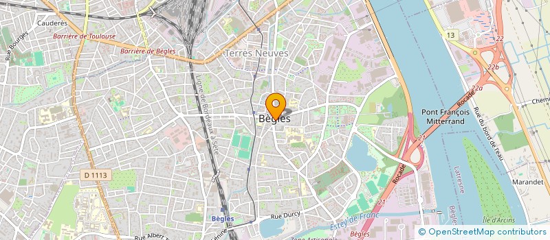 localisation de l'entreprise MONSIEUR SEBASTIEN CASSIER à BEGLES