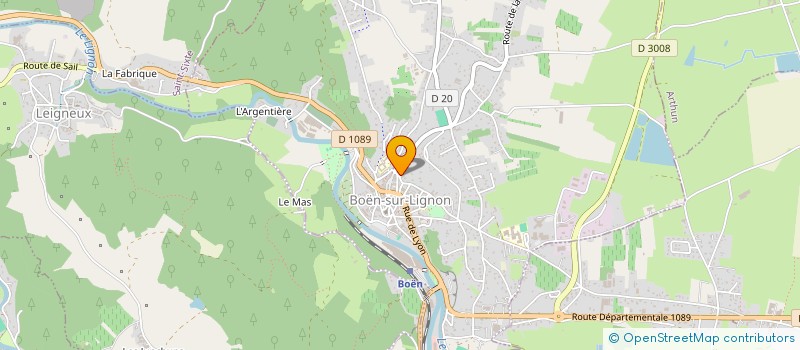 localisation de l'entreprise MONSIEUR SEBASTIEN CASTELAIN  BOEN-SUR-LIGNON