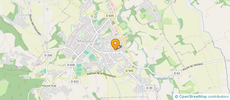 localisation de l'entreprise MONSIEUR SEBASTIEN CASTIELLA  MORLAAS