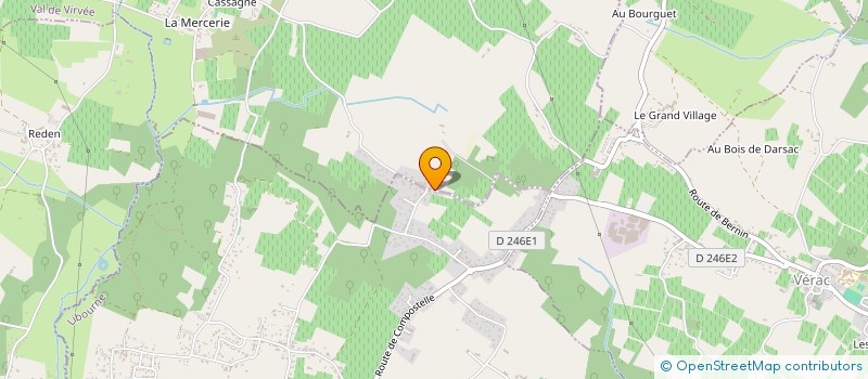 localisation de l'entreprise MONSIEUR SEBASTIEN CASTILLO  LA LANDE-DE-FRONSAC