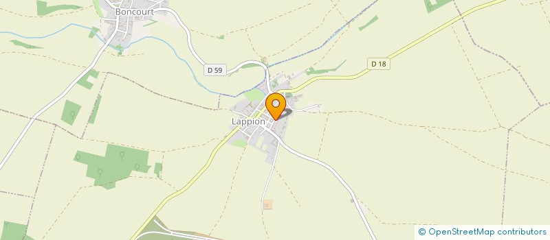 localisation de l'entreprise MONSIEUR SEBASTIEN CAUCANAS  LAPPION