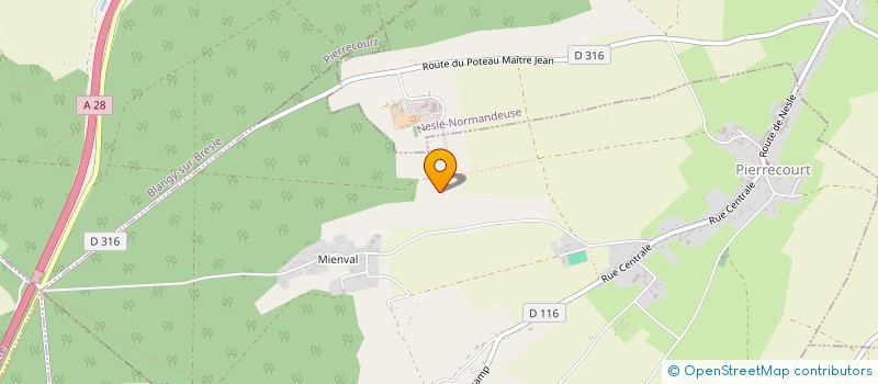 localisation de l'entreprise MONSIEUR SEBASTIEN CAUCHOIS  NESLE-NORMANDEUSE