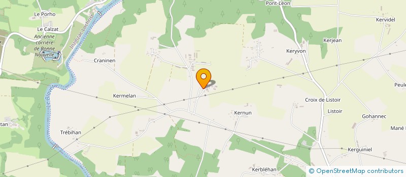 localisation de l'entreprise MONSIEUR SEBASTIEN CAUGANT  LANGUIDIC