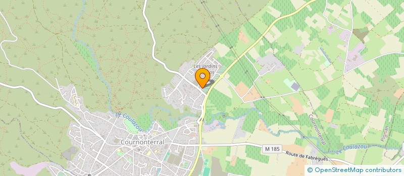 localisation de l'entreprise MONSIEUR SEBASTIEN CAUMEL à COURNONTERRAL