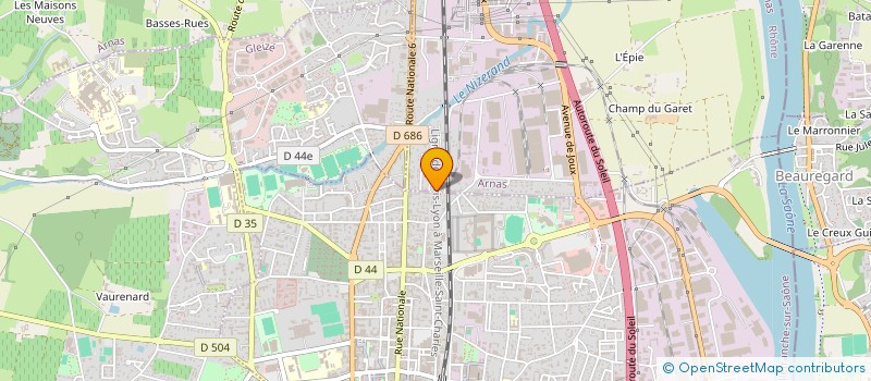 localisation de l'entreprise MONSIEUR SEBASTIEN CAUSSIDERY  ARNAS