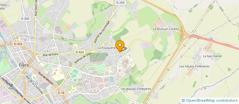localisation de l'entreprise MONSIEUR SEBASTIEN CAUVIN à FLERS