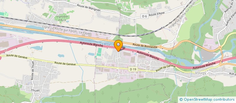 localisation de l'entreprise MONSIEUR SEBASTIEN CAUX  VOUGY