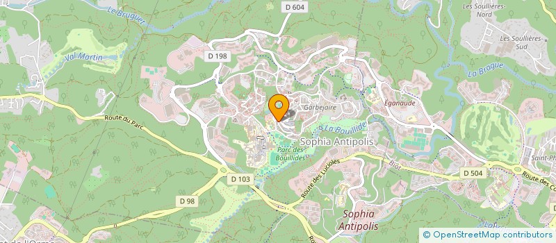 localisation de l'entreprise MONSIEUR SEBASTIEN CAVALLO  VALBONNE