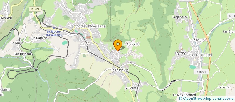 localisation de l'entreprise MONSIEUR SEBASTIEN CAVILLIER  PIERRE-CHATEL